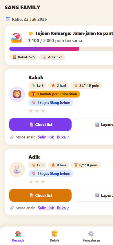 Halaman utama orang tua